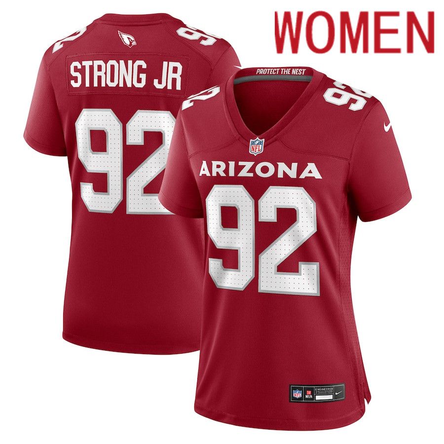 Women Arizona Cardinals #92 Kevin Strong Nike Cardinal Nike All Player NFL Jersey